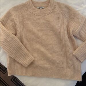 Madewell Oversized Cream Sweater XXS